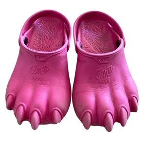 Clawz Clogs Kid’s Size 11-12 Pink Unisex Halloween